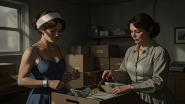 Rosie Returns to the Room from "Dumplin'". Rosie Returns to the Room Time makes the question harder As Lucy’s death approaches its first anniversary, Rosie returns with donation boxes.