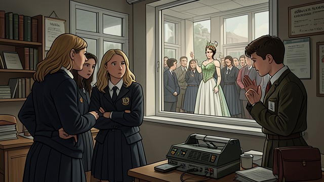 The School’s Audience from "Dumplin'". The School’s Audience Gossip circulates Students share jokes about the contestants and make their bodies a topic of conversation.