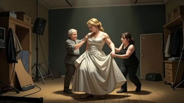 The Crowned Mother’s Crisis from "Dumplin'". The Crowned Mother’s Crisis The familiar dress fails Rosie’s Miss Teen dress will not zip, despite her preparation and exercise.