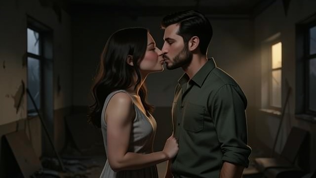 The First Kiss from "Dumplin'". The First Kiss A sudden crossing After a difficult shift, Bo kisses Willowdean behind the restaurant.