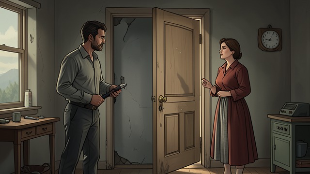The Door Opens from "Dumplin'". The Door Opens A repair finally made Bo repairs the front door with his father’s tools and turns the knob to show Willowdean it works.