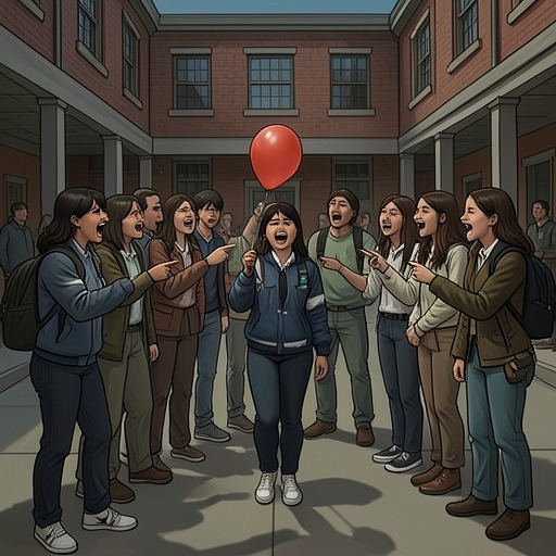 A Town That Turns People into Jokes from "Dumplin'". The repeated jokes at Clover City High expose bullying as a social practice that teaches students which bodies and identities are expected to remain invisible.
