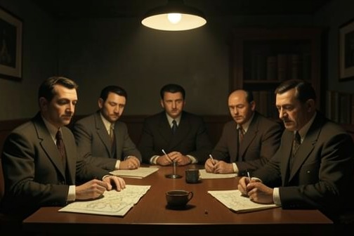 The Conspirators Gather from "Munich". In a house in Lichterfelde, Paul von Hartmann joined General Ludwig Beck, Colonel Hans Oster, Erich Kordt, Captain Friedrich Heinz, Hans Bernd Gisevius, Count…