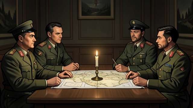 The Plot Takes Shape from "Munich". A Coup Plan The Meeting in Lichterfelde Hartmann joins German opponents of Hitler, who plan to arrest him if mobilisation triggers an Army revolt.