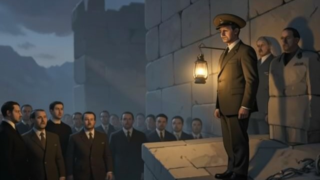 The Declaration Read Aloud from "Munich". Hope Made Public A Joint Statement Chamberlain returns with a declaration promising consultation and peace between Britain and Germany.