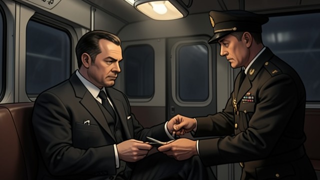 The Train to Munich from "Munich". In the Führer’s Shadow Close Surveillance Aboard Hitler’s special train, Hartmann hides his weapon and document while Sturmbannführer Sauer searches his…