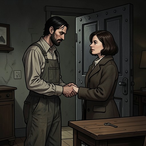 Hartmann and Frau Winter from "Munich". The intimate relationship between Hartmann and Frau Winter becomes both a refuge and a channel through which dangerous resistance evidence moves.