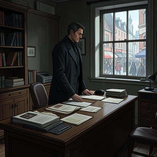 Truth and Propaganda from "Munich". The novel contrasts secret records and lived experience with official claims designed to justify expansion and manufacture consent.
