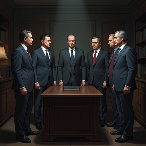 The German Delegation’s Uneasy Routine from "Munich". Inside the German delegation, protocol and routine conceal suspicion, opportunism and the friction between diplomats and Nazi officials.