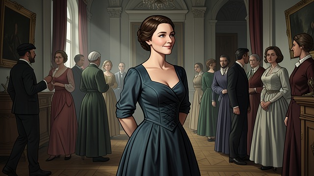 A Controlled Appearance from "A Woman of Substance". A Controlled Appearance Beauty as a Mask Adele prepares carefully for the dinner party, relying on her appearance and social skills to conceal anxiety.