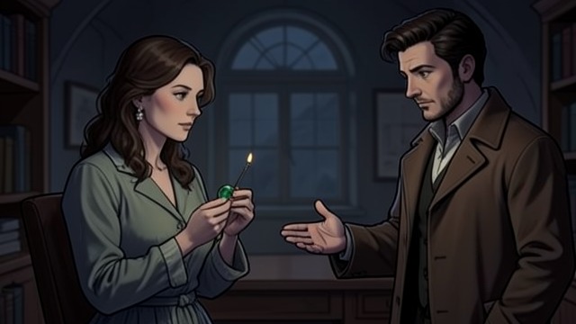 A Gift and a Promise from "A Woman of Substance". A Gift and a Promise A Small Treasure Blackie gives Emma a green-glass brooch and promises that one day he will buy her a real emerald.