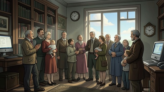 An Adopted Family at Pennistone from "A Woman of Substance". An Adopted Family at Pennistone A Broad Family Circle The gathering includes children and grandchildren whose ties do not all follow straightforward lines of…