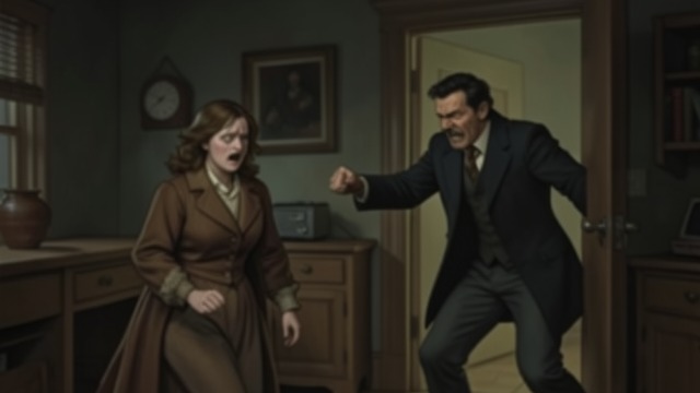 The Attack by Gerald from "A Woman of Substance". The Attack by Gerald A Threat at Home Gerald enters Emma’s home and tries to force her to reveal the child’s location.