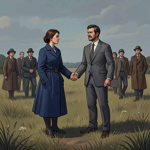 The Harte Women and Fairley Men from "A Woman of Substance". This thread traces the recurring pattern of love between Harte women and Fairley men, from a hidden first romance to a marriage that finally breaks the cycle.