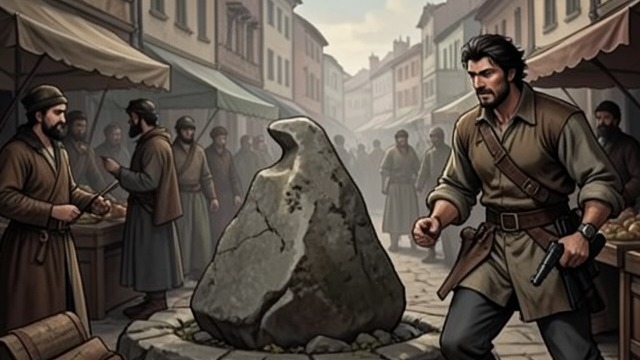 The Fossil at the End from "The Forgiven". A Specimen Reappears Ismael approaches the Hennigers with a Psychopyge fossil, repeating the appearance of a roadside seller.