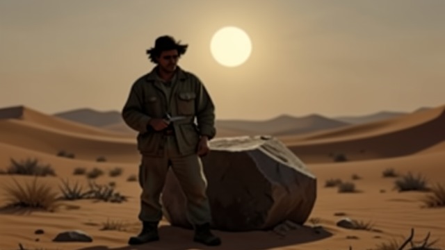 The Elvis as Hope from "The Forgiven". A Fossil with a Name Abdellah identifies the rare specimen as the Elvis and explains that Driss took it in the hope of selling it.