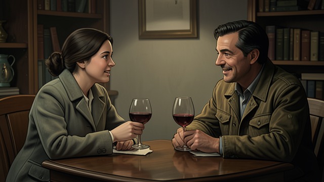 Conversation on the Wall from "The Forgiven". Comfort Through Humor Jo encounters Tom Day while she is thinking about the accident and the state of her marriage.