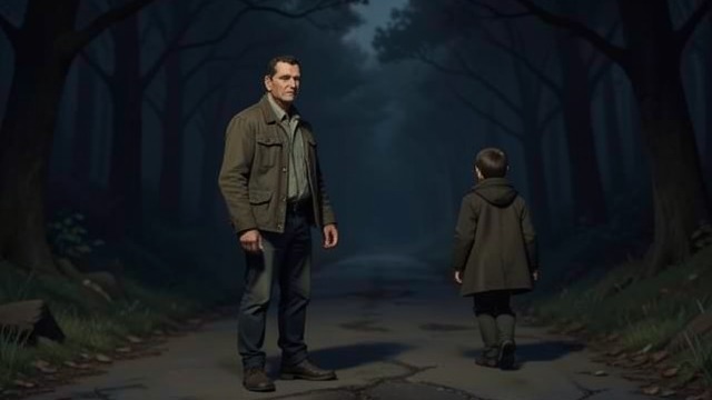 The Son Leaves from "The Forgiven". Departure Without Blessing Driss leaves home without his father’s money or approval and heads toward Europe.