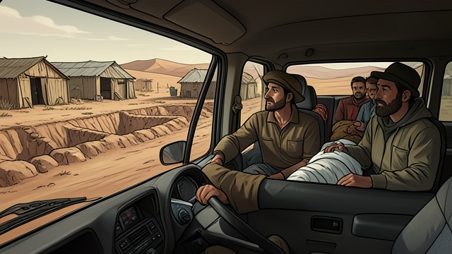 The Mountain Villages from "The Forgiven". A Different Scale of Life The battered Toyota crosses open country and reaches the villages beneath Jbel Issomour.