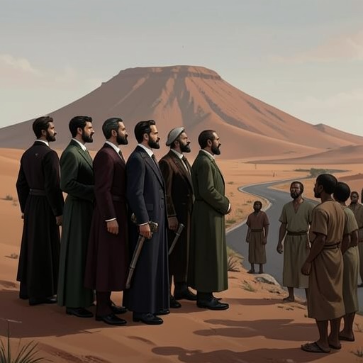 Privilege Meets Local Grief from "The Forgiven". This flow follows the conflict between the wealthy visitors’ control of space and the local community’s demand that Driss’s death be treated as consequential.