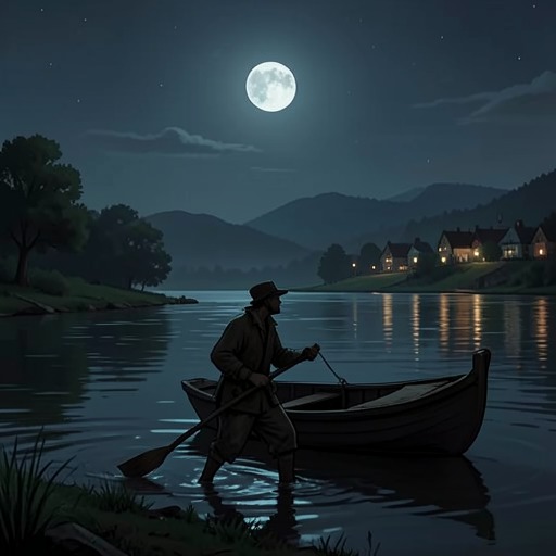 Driss’s Crossing and Return from "The Forgiven". This flow follows Driss’s account of crossing into Spain, living with the Bloodworths, and returning to the desert with frustrated hopes and a complicated past.