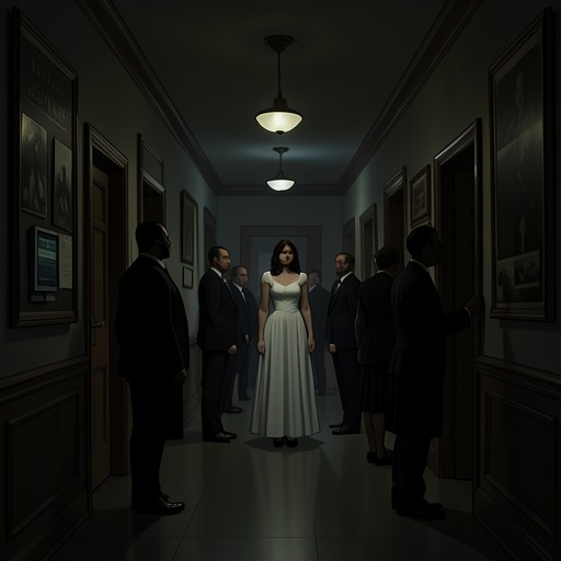 The Staff’s View from Inside from "The Forgiven". This flow traces how the household staff move from discreet service to private suspicion and anger as the guests’ response to Driss’s death unfolds.