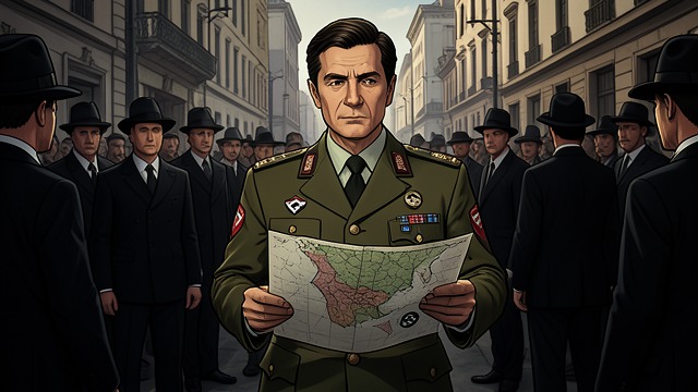 Protection Ends from "The Disappearance of Josef Mengele". Protection Ends Regime collapse A military revolt forced Juan Perón into exile.