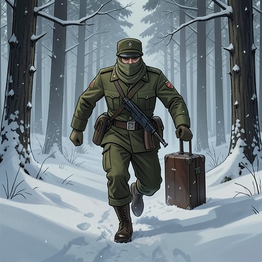 Josef Mengele’s Flight from Europe from "The Disappearance of Josef Mengele". This flow traces Josef Mengele’s escape from collapsing Nazi Europe into a new identity and sanctuary in Argentina.