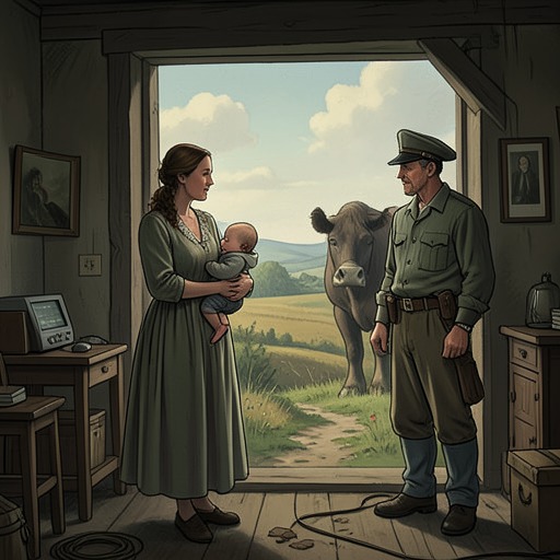 The Stammers and Their Guest from "The Disappearance of Josef Mengele". This flow traces how Geza and Gitta Stammer moved from sheltering an unknown lodger to bargaining with and resisting the notorious fugitive they had taken in.