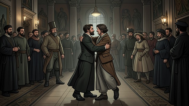 A Brief Peace Ends from "West Side Story". A Brief Peace Ends A New Romance Tony Wyzek and Maria Nunez meet amid the divided gathering, forming a genuine connection not anticipated by the center's…