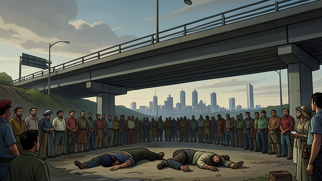 The Street Remains Contested from "West Side Story". The Street Remains Contested Territorial Cost The duel beneath the highway leaves Riff Lorton and Bernardo dead and Tony Wyzek hunted.