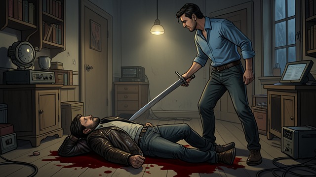 Death in the Knife Fight from "West Side Story". Death in the Knife Fight The Fatal Turn Bernardo kills Riff Lorton after Riff attacks him.