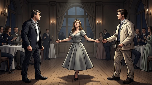 A Dance Divided by Race from "West Side Story". A Dance Divided by Race Separate Sides Jets and Sharks initially occupy opposite sides of the dance floor.
