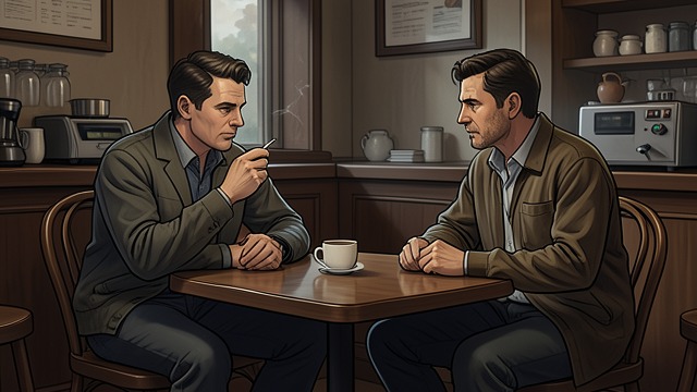 Coffee Pot Negotiations from "West Side Story". Coffee Pot Negotiations A Chosen Meeting Place The gangs meet at Coffee Pot, a location both sides treat as neutral.