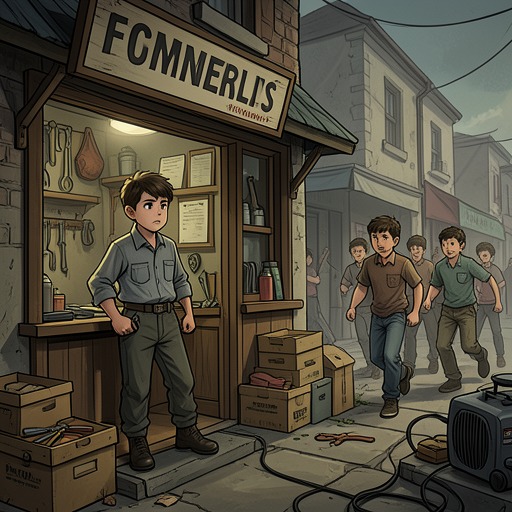 Doc's Drugstore as Refuge from "West Side Story". This flow traces Doc's modest effort to offer Tony work and stability, then the collapse of that refuge under the gangs' violence.