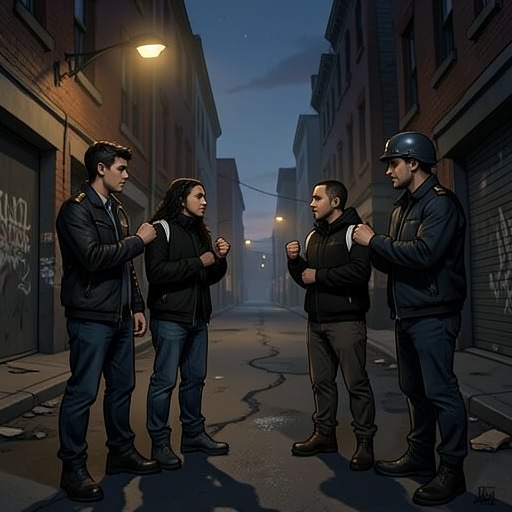The Gang Duel and Its Consequences from "West Side Story". This flow follows an attempt to formalize a gang rivalry into a supposedly fair contest and the catastrophic failure of that agreement.