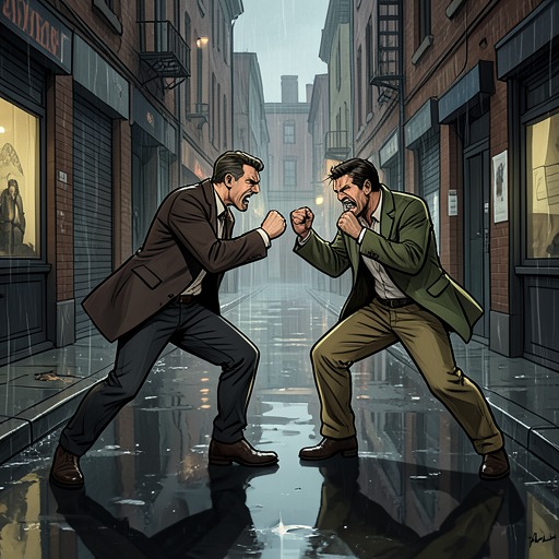 Violence as a False Test of Manhood from "West Side Story". This flow traces how the characters are pressured to prove masculinity through domination and fighting, with fatal consequences.