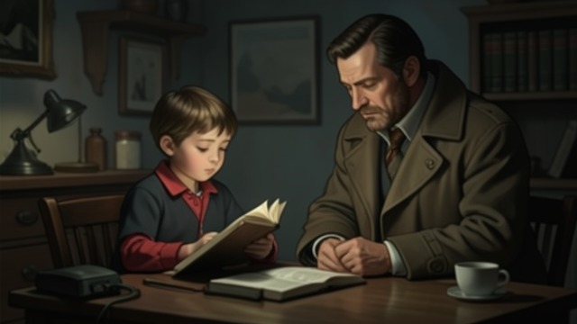 Heidi Reads the Story from "Heidi". A Tale of Homecoming The father welcomes the son Heidi reads from the Illustrated Storybook about a son who wastes his inheritance and returns to a forgiving…