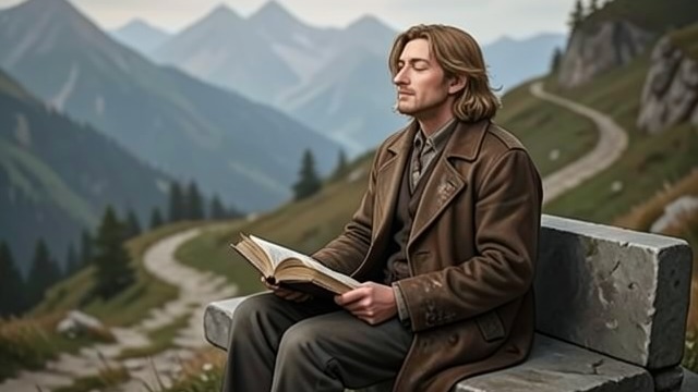 The Hymn Recalled from "Heidi". A Voice from Childhood Comfort in familiar words Heidi recites Let not your heart be troubled. The doctor recognizes verses his mother once spoke to him.