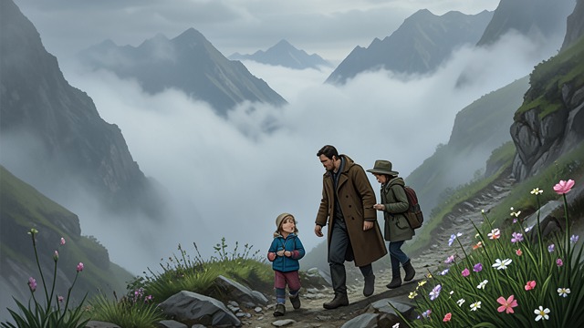 A Friend in the Mountains from "Heidi". Shared Days Conversation and learning The doctor explores the mountains with Alm-Uncle, learning about plants, animals, and the landscape.