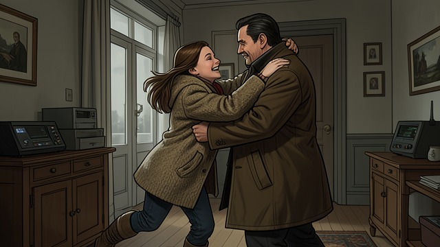 Separation and Return from "Heidi". An Embrace Renewed Homecoming Heidi rushes to Alm-Uncle and explains that she had been unhappy far from him, despite the kindness of the Sesemanns.