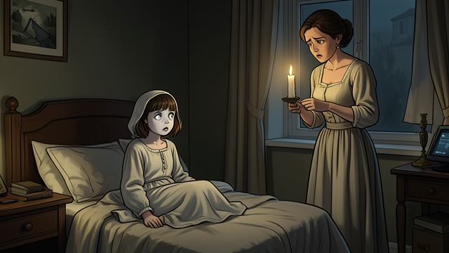 Clara’s Alarm from "Heidi". Anxiety Enters the Nursery A child fears the apparition Clara demands that others sleep nearby and that lights remain on.