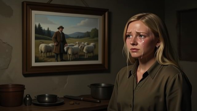 The Picture That Hurts from "Heidi". A Pasture Recalled Recognition and tears A picture of a shepherd and his flock recalls Heidi’s mountain home so strongly that she begins to sob.