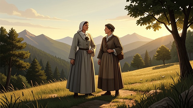 A Mountain Invitation from "Heidi". The Journey to the Alm A long-awaited visit Clara arrives with Frau Sesemann after her treatment at Ragatz.