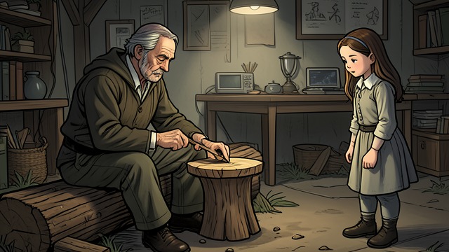 Learning Through Looking from "Heidi". Attention as Education Everyday discoveries Heidi watches Alm-Uncle make a stool, arrange the goat shed, and prepare food.