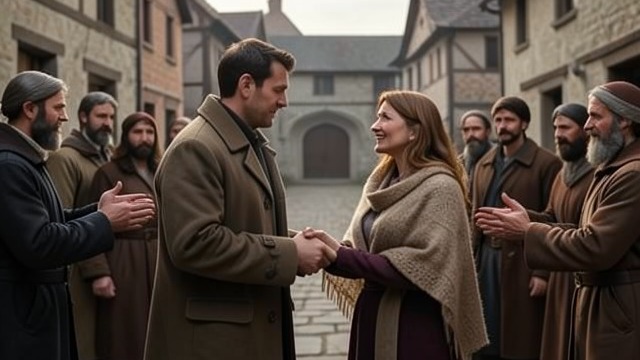 Winter Neighbors from "Heidi". Welcome Restored Reconciliation made public The pastor greets Alm-Uncle warmly, and villagers offer handshakes and invitations.