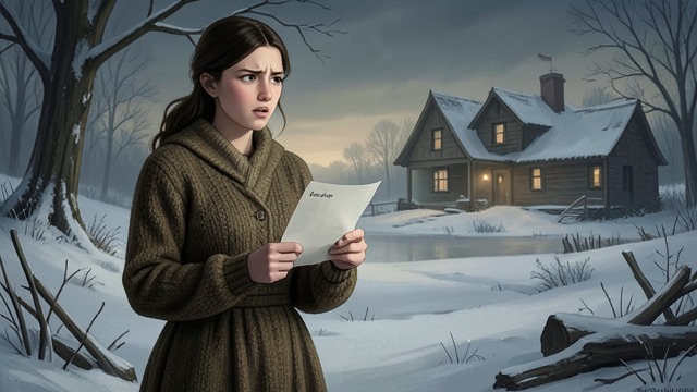 An Invitation in Winter from "Heidi". A Visit Promised The grandmother’s wish Peter brings a message that his grandmother hopes Heidi will visit.