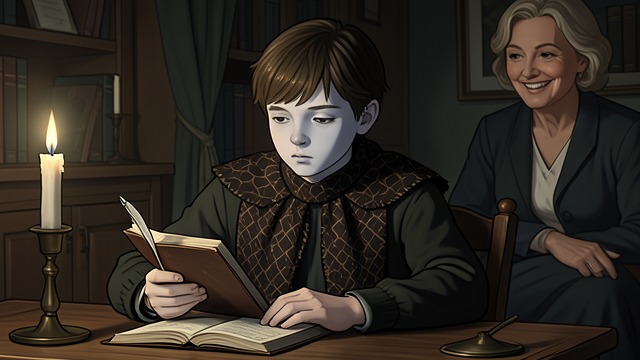 Heidi’s Challenge from "Heidi". A Lesson Begins A practical purpose Heidi asks Peter to learn to read so he can bring hymns to his grandmother. He dismisses the idea at first.