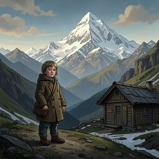 Heidi’s Alpine Belonging from "Heidi". This thread follows Heidi’s deepening attachment to mountain life and its return as the condition of her happiness.