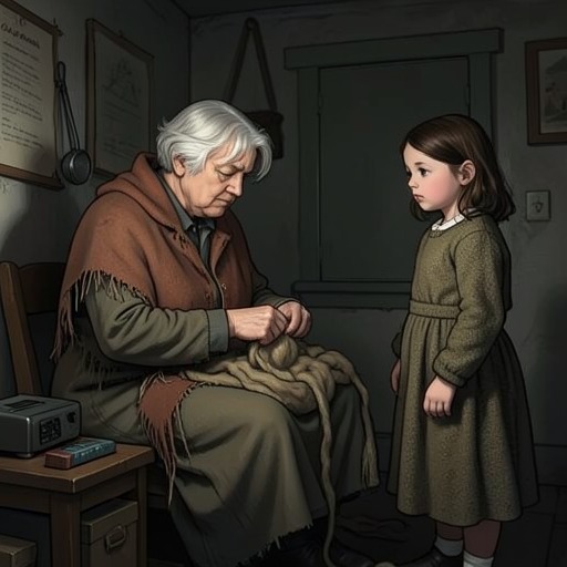 The Grandmother’s Changing Days from "Heidi". This thread follows the grandmother’s movement from isolation and fear toward comfort, company, and material security.